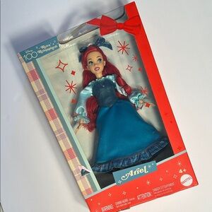 NIB 100 Years Retro Disney Ariel Doll with Blue Dress Barbie